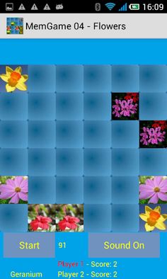 MemGame 04 - Flowers - Screenshot 4