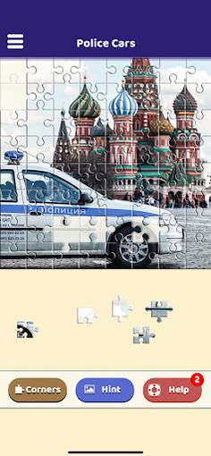 Police Cars Puzzle - Screenshot 3