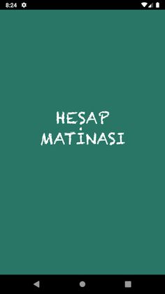 Hesap Matinası - Screenshot 1