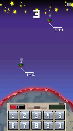 Math Command EARTH DEFENSE - Screenshot 3