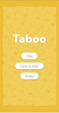 Taboo: forbidden words - Screenshot 1