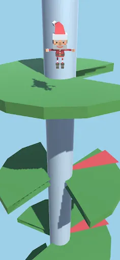 Helix Jump : Santa Claus - Screenshot 1