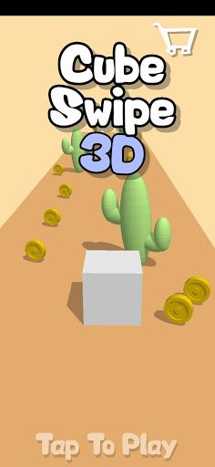 Cube Swipe 3D - Desert Theme - Screenshot 1