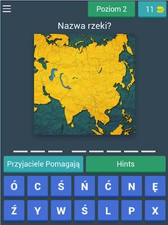 Rzeki i jeziora - quiz - Screenshot 3