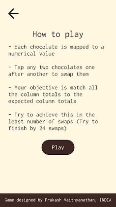 Choco Challenge - Game(Unique) - Screenshot 2