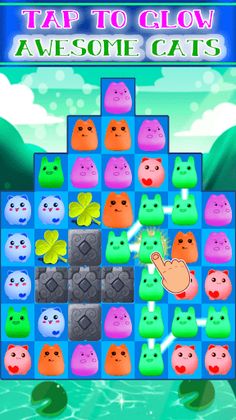 Cute Cats Glowing game offline - Screenshot 3