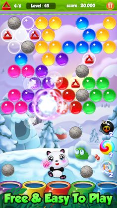 Pet Bubble Pop Puzzle - Screenshot 1