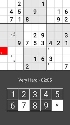 Sudoku RED - Screenshot 2