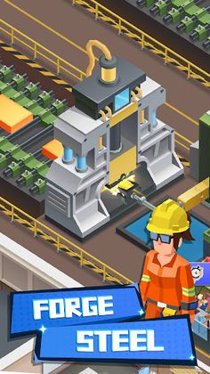 Steel Mill Manager-Idle Tycoon - Screenshot 3