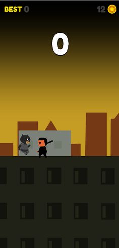 Chunky Ninja Rooftop Dash - Screenshot 1