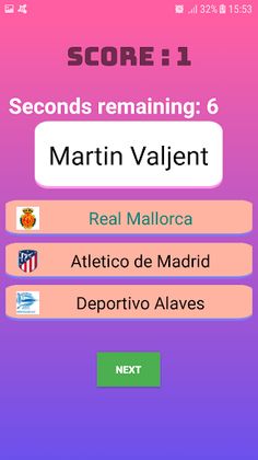 Guess The Club Of Footballers  - Screenshot 2