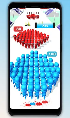 Count Crowd Run Mob Clash 3D - Screenshot 1