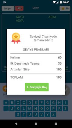 KeYa! Turkish word game - Screenshot 4
