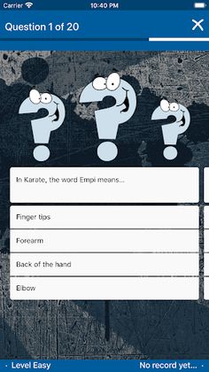 Karate Quiz - Screenshot 2