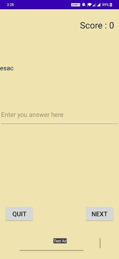 Jumbled Words - Screenshot 1