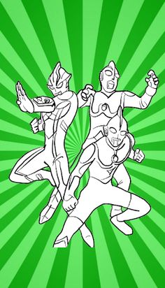 Ultra man Coloring pages - Screenshot 2