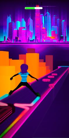 Skypunk Skate Roller - EDM Mus - Screenshot 3