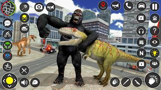 Fly Gorilla City Attack Game - Screenshot 3