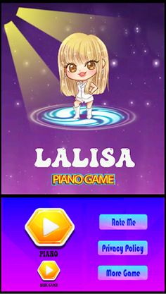 Lalisa KPOP Piano Tiles Game - Screenshot 1