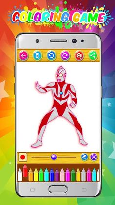 coloring Ultraman Zero Cosmos - Screenshot 3