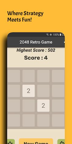 2048 Retro Game - Screenshot 3