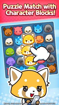 Aggretsuko :Sanrio Puzzle Game - Screenshot 1