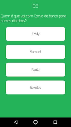 Jogo Quiz - Screenshot 2