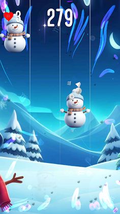 Frosty Snowman Piano Snowflake - Screenshot 2