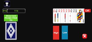 Poker Gamble Low High Card - Screenshot 1