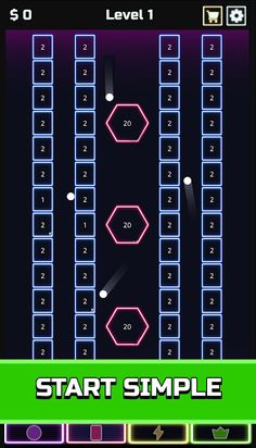 Idle Brick Breaker - Breakout - Screenshot 1