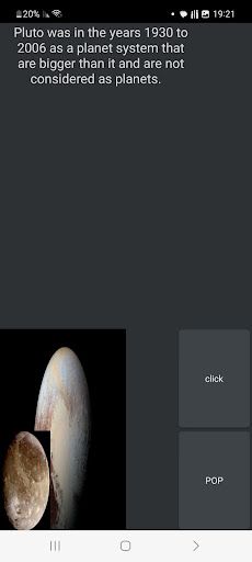 Information in space - Pluto - Screenshot 1