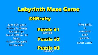 Tilting Labyrinth Maze Game - Screenshot 3