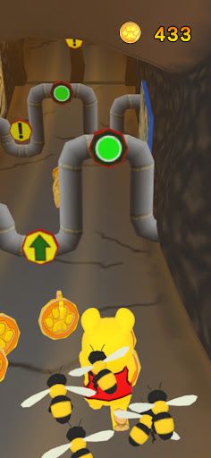 Winnie the bear. Honey Run. - Screenshot 4