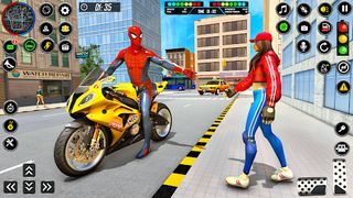 Superhero Bike Race Games 3d - Screenshot 1