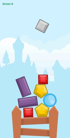 Shapes Stacker Game - Screenshot 1