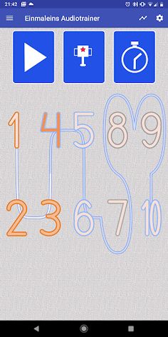 Multiplication tables audio co - Screenshot 1