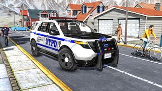 NYPD Car Driving: parking Game - Screenshot 1