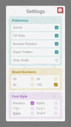Find numbers - Schulte table - Screenshot 4
