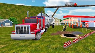Offroad Oil Tanker Truck Game - Screenshot 1