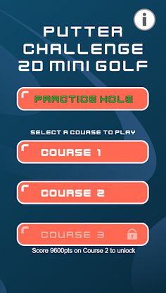 Putter Challenge 2D Mini Golf - Screenshot 2