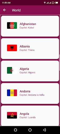 Flag Quiz: Flags, Capitals, Co - Screenshot 3