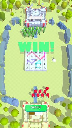 Castle Words Destroy 3D - Screenshot 1