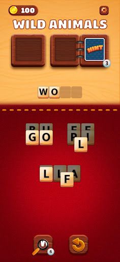 Word Puzzle - Wood Board - Screenshot 4