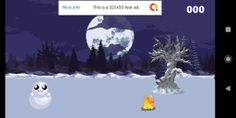 2D Snowman Jump Free - Screenshot 3