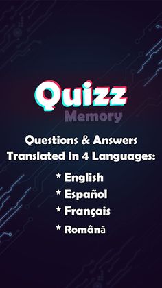 Quiz for memory - Screenshot 1