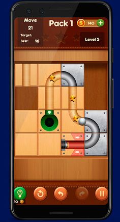 Sliding Puzzle: Rolling Ball - Screenshot 2