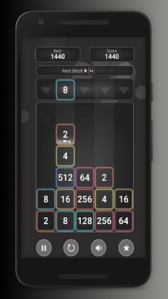 2048 : Number fall - Screenshot 3