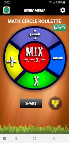 Math Circle Roulette - Screenshot 1