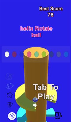 Helix Rotate ball - Screenshot 4