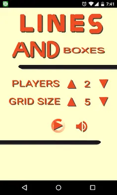 Lines And Boxes(Dots Game) - Screenshot 1